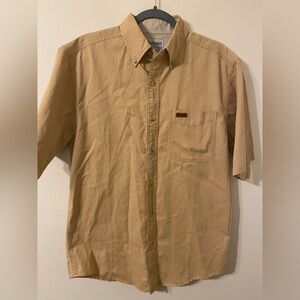 Men's‎ Carhartt 2006 100% Cotton Button Down Shirt Short Sleeve Size Small